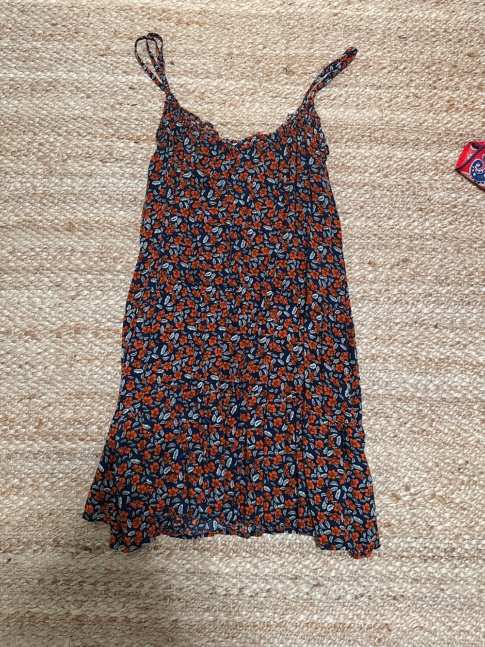 Natural Life Floral Spaghetti Strap Sundress/tunic
